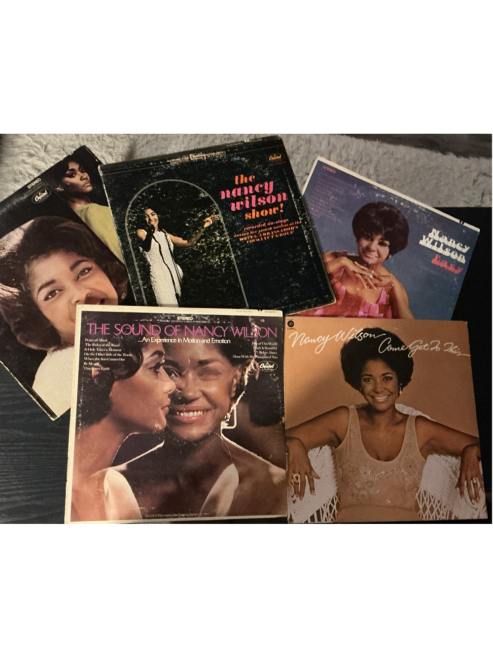 Nancy Wilson Vintage Vinyl LP Lot of 5 - Come Get To This, Best Of, Live Show,